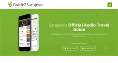 Desktop Screenshot of guide2sarajevo.com